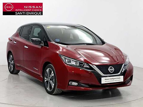 Nissan Leaf 150PS TEKNA 40KWH 5P Ruby Red + Midnight Black Metalizado